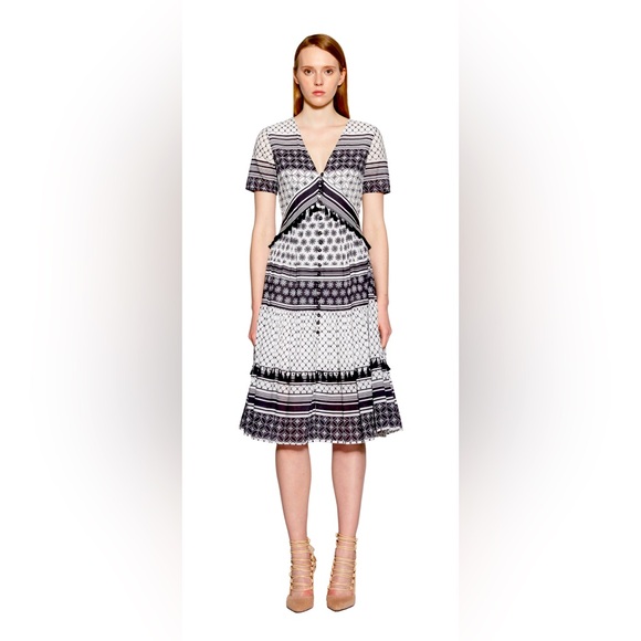 aijek Dresses & Skirts - ANTHROPOLOGIE x AIJEK‎ Pias Short Dress Tassel Cotton Bohemian Dress